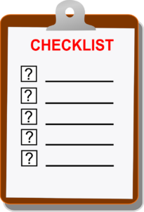 bankruptcy checklist